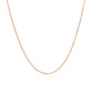 14k Pink Gold Diamond Cut Cable Link Chain (0.87 mm)