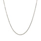 Sterling Silver Rhodium Plated Box Chain (1.10 mm)