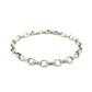 Sterling Silver Polished Charm Bracelet with Rhodium Plating (5.10 mm)