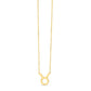 14K Yellow Gold Taurus Necklace