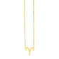 14K Yellow Gold Aries Necklace