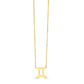 14K Yellow Gold Gemini Necklace