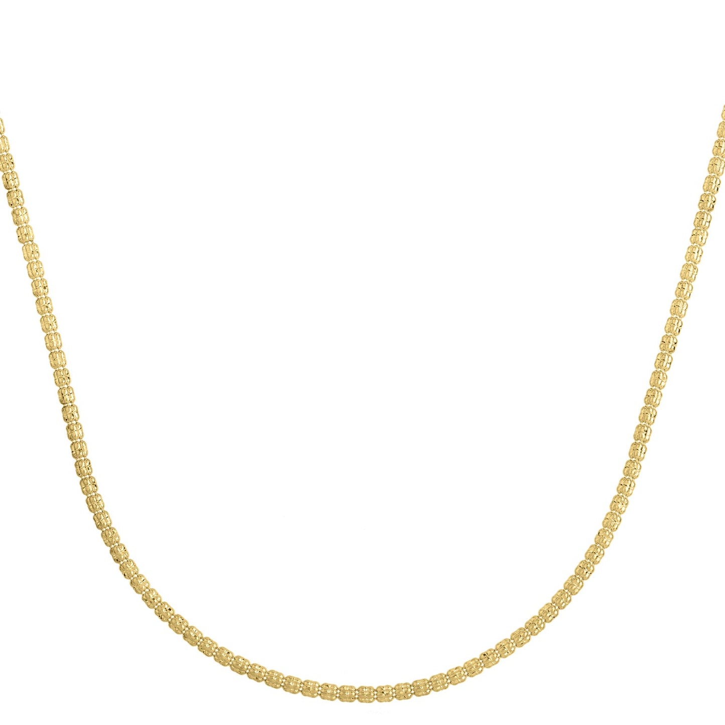 Ice Barrel Chain in 14k Yellow Gold (2.70 mm)