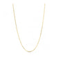 Sterling Silver Gold Plated Paperclip Chain (1.80 mm)