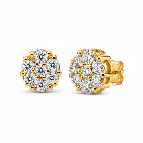 Cluster Stud Earrings