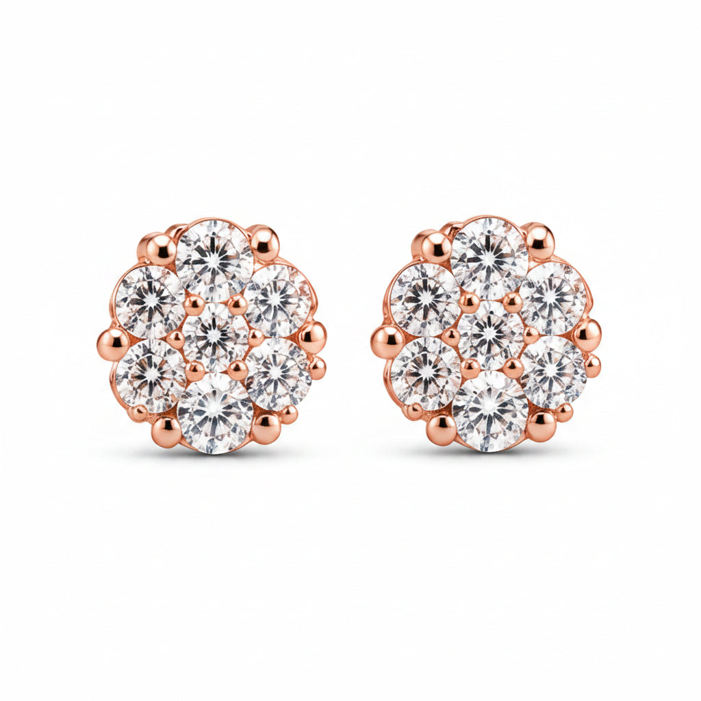 Cluster Stud Earrings