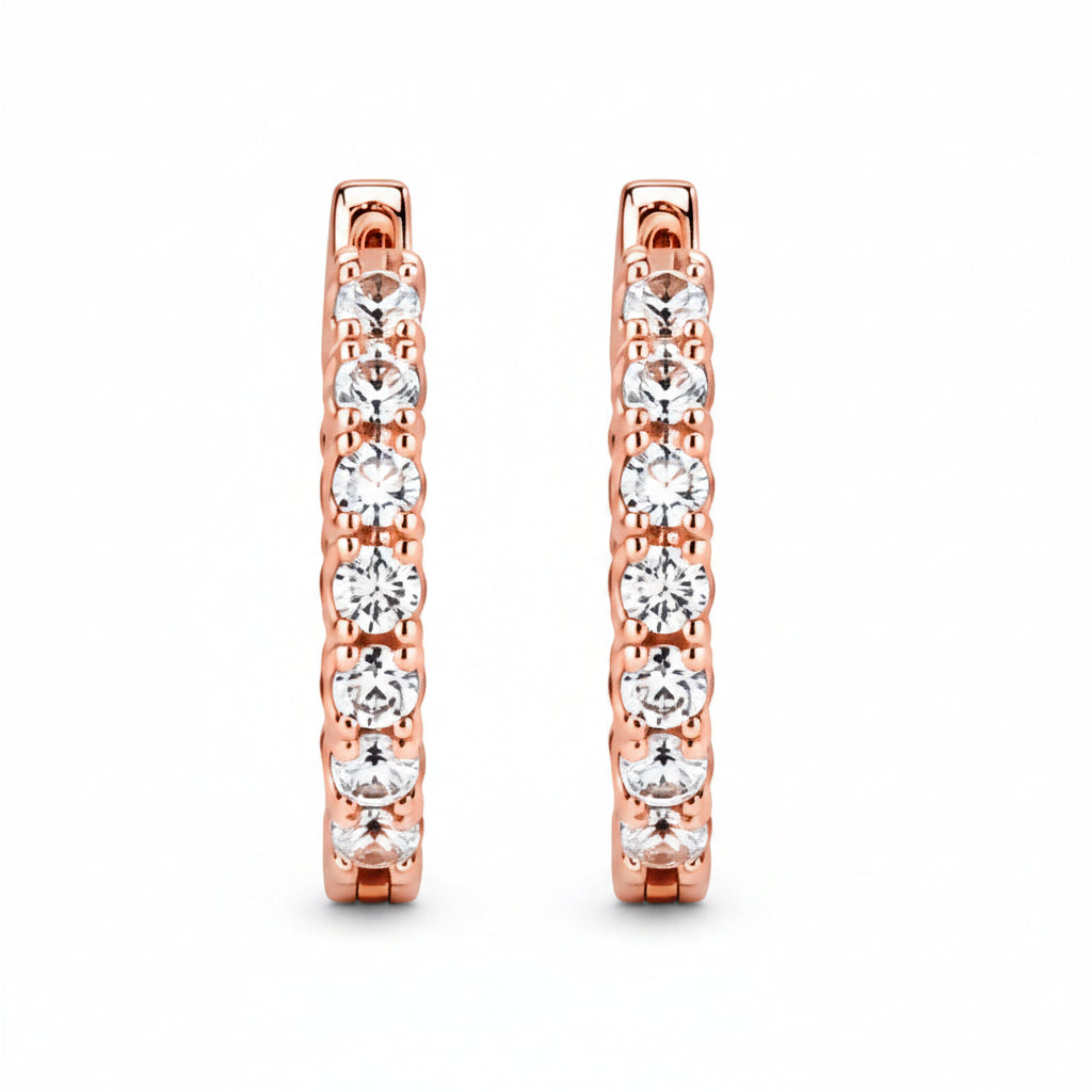 Eternity Hoop Earrings