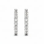 Eternity Hoop Earrings