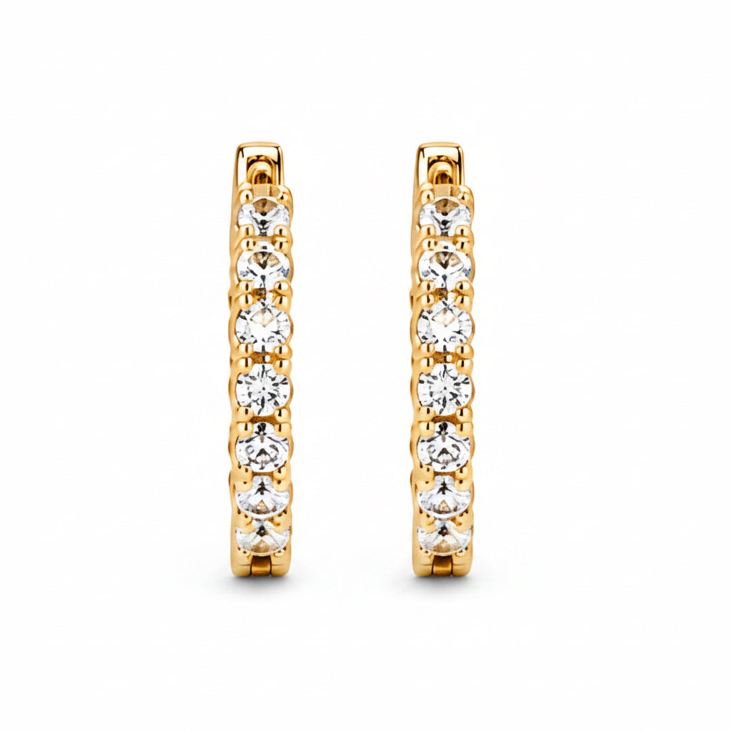 Eternity Hoop Earrings