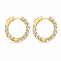 Eternity Hoop Earrings