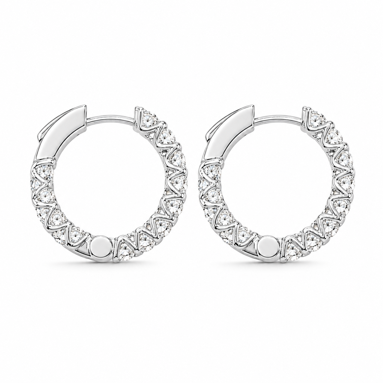 Eternity Hoop Earrings