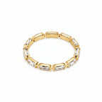 Infinity Baguette Ring