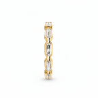 Infinity Baguette Ring