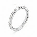 Infinity Baguette Ring